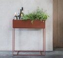 Ferm Living Plant box pidestall rødbrun