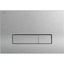 MEPAorbit kontrollpanel, 2-delt, stål, utenpåliggende/flatt stainless steel