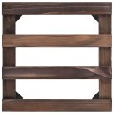 vidaXL Plantetraller 4 stk sedertre 25x25 cm