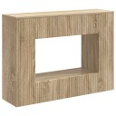 vidaXL Konsollbord Stripete Sonoma eik 101 x 29 x 74 cm Konstruert tre
