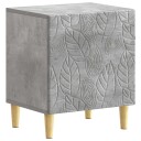  Nattbord 2 pcs Betonggrå 43 x 34,5 x 50 cm Konstruert tre