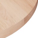  Rund bordplate Ø30x2,5 cm ubehandlet heltre eik 342900