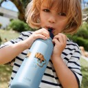 Liewood Falk vannflaske 50 cl Tiger-beach Blå