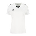 Hummel hmlCORE XK Poly Jersey Short Sleeve, treningstrøye dame XS White