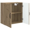 vidaXL Vegghengt skap Artisan eik 59 x 31 x 60 cm Konstruert tre