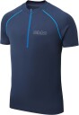 OMM Bearing Zip Tee SS M Herre Blå M | T skjorte