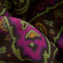 Petronius 1926 Scarf Foulard Chic Twist Brown Paisley
