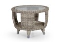 Brafab Silva sidobord Beige med glasskiva 60 cm Beige