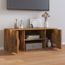 vidaXL TV-benk røkt eik 100x35x40 cm konstruert tre 8720287226895