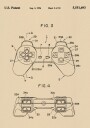 Classic Game Controller Patent Plakat / 50x70