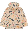 Mikk line Regnjakke   PU   Resirkulert   AOP   Retro   Mikk line   7 år (122)   Regnjakke   Beige