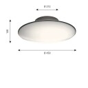 Louis Poulsen AJ Eklipta LED Ø450 Vegg/Taklampe