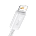 Baseus Dynamic 1m USB til Lightning-kabel 2.4A Hvit