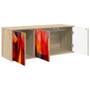 vidaXL Vegghengt TV skap HEESCH 102 x 33 x 40 cm Sonoma eik