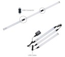 12V LED Lyslist 3-Lys m/Sensor Komplett