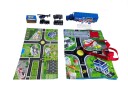 Suntoy Container Truck Lekesett med Matte 14 Deler Politi