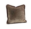Garda Velvet putetrekk frynser taupe