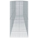 Gabionkurv med deksel 850x100x200 cm galvanisert jern