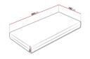 Arigna Fjærmadrass 100x200 cm -