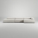 Grand 5 Setersofa åpen ende Venstre Moon White