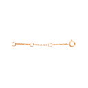 Enamel Extender Chain Halskjede 18 kt. Gullbelagt sølv B69G - Dame - 925 sterling silver