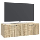  Vegghengt TV skap Sonoma eik 98 x 41 x 30 cm Konstruert tre
