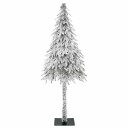  Kunstig juletre Hvit 86 x 86 x 210 cm Plast og metall