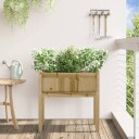 Hageplantekasse med ben 70x31x70 cm impregnert furu
