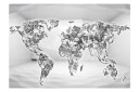 Fototapet Diamond Map 100x70 - Finnes i flere størrelser