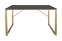 Skrivebord Wraphis 60x74x120 cm   Gull/Antrasitt