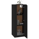 vidaXL Vegghengt TV-benk sort 40x34,5x100 cm 8720845667900