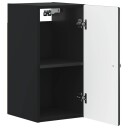 vidaXL Baderom veggskap BREDA Svart 30 x 31 x 59 cm Konstruert tre