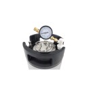 Overtrykksventil med 1/4" FFL kobl. spunding valve, manometer opp til 15 psi
