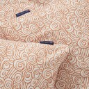 Lexington Wave Printed Cotton Sateen Putevar 50x90 cm Terra