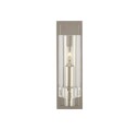 Sonnet Petite vägglampa nickel/klarglas