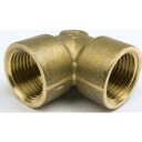 2" vinkel 90° pipe/pipe messing brass 2 inch