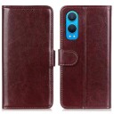 OnePlus Nord CE4 Lite/Oppo K12x Lommebok-deksel med Magnetisk Lukning Brun