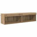  TV skap 2 pcs Artisan Eik 60 x 30 x 30 cm Konstruert tre