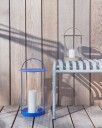 OYOY Living Design   Maki Lantern Large Optic Blue