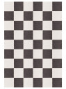 Layered Chess ullteppe Black and white, 200x300 cm