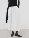 Mango Flared Cotton Skirt   White   L