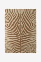 Ellos Home   Bomullsteppe Zebra   Brun