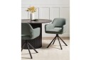 Matsalsstol Beliani Loures set om 2 Beige-Svart Dark green -