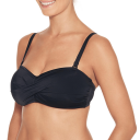 Wiki Basic Bandeau Bikini Top Svart B 75 Dame