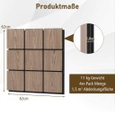 Akustiske Veggpaneler Lydisolerende 62 x 62 cm 4 Stk