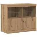 Serviesskap Brun 81 x 37 x 67 cm Konstruert tre