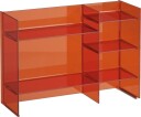 Kartell Laufen Sound Rack hylle, 75x53 cm, oransje