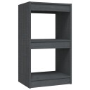 vidaXL Bokhylle gr? 40x30x71,5 cm heltre furu