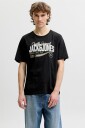 Jack & Jones   T skjorte Jjelogo Tee Ss O Neck Col Aw26 Sn 2 pack   Svart