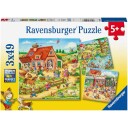 Ravensburger Animal Vacation 3x49pcs